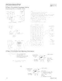 IRGS4055PBF Datasheet Page 8