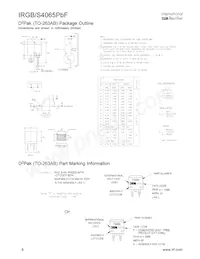 IRGS4065PBF Datasheet Page 8