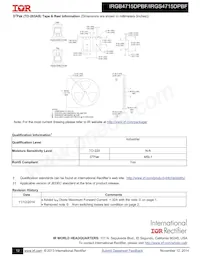 IRGS4715DTRRPBF Datasheet Pagina 12