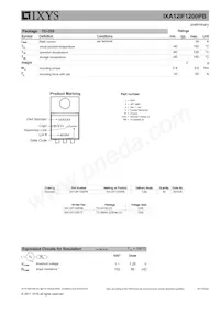 IXA12IF1200PB Datasheet Pagina 3