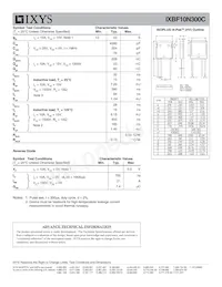 IXBF10N300C Datasheet Page 2