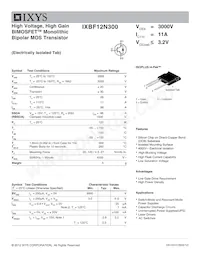 IXBF12N300 Datasheet Copertura