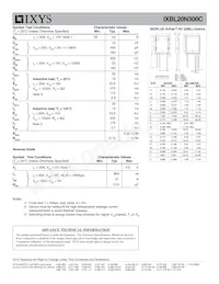 IXBL20N300C Datasheet Page 2