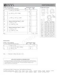 IXBT20N300HV Datasheet Page 2