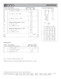 IXBX25N250 Datasheet Page 2