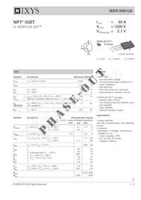 IXER60N120 Datasheet Cover