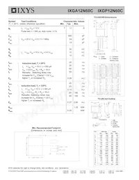 IXGA12N60C Datasheet Pagina 2