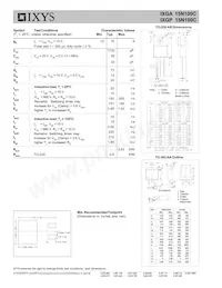 IXGA15N100C Datenblatt Seite 2