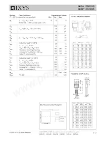 IXGA15N120B Datasheet Page 2