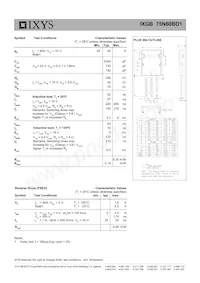 IXGB75N60BD1數據表 頁面 2