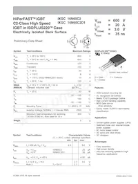 IXGC16N60C2D1 Datasheet Cover