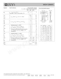 IXGH12N60C Datenblatt Seite 2