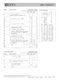 IXGH12N60CD1數據表 頁面 2