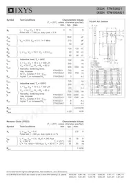 IXGH17N100AU1數據表 頁面 2
