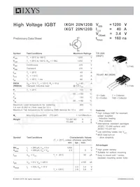 IXGH20N120BD1 Datenblatt Cover