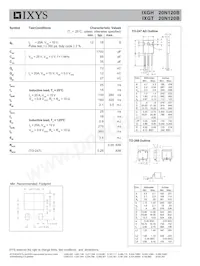IXGH20N120BD1 Datenblatt Seite 2