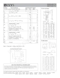 IXGH24N170 Datasheet Page 2