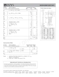 IXGH30N120C3H1 Datenblatt Seite 2