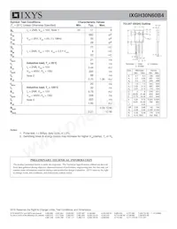 IXGH30N60B4 Datasheet Page 2