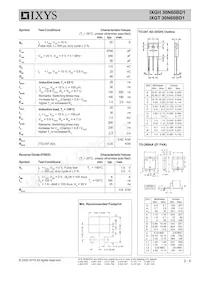 IXGH30N60BD1 Datasheet Page 2
