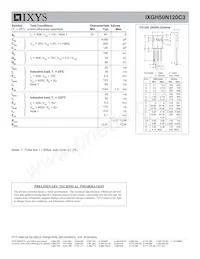 IXGH50N120C3數據表 頁面 2