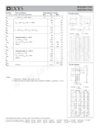 IXGH6N170A Datenblatt Seite 2