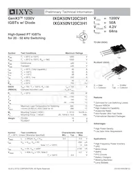 IXGK50N120C3H1 Datasheet Cover