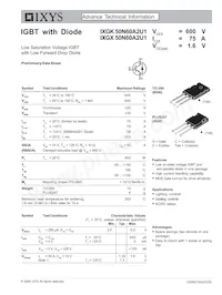 IXGK50N60A2U1數據表 封面