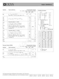 IXGK50N60AU1 Datasheet Page 2