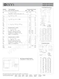 IXGP12N120A2數據表 頁面 2