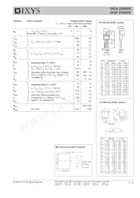 IXGP20N60B Datenblatt Seite 2