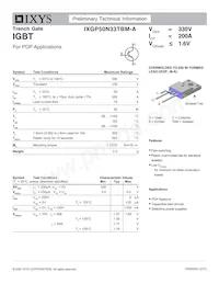 IXGP50N33TBM-A Datenblatt Cover