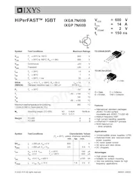 IXGP7N60B Datenblatt Cover