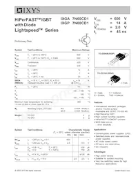 IXGP7N60CD1 Datasheet Cover