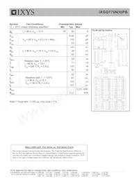 IXGQ170N30PB Datenblatt Seite 2