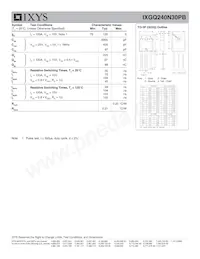 IXGQ240N30PB Datasheet Page 2
