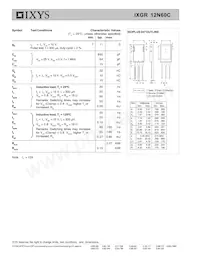 IXGR12N60C Datasheet Page 2