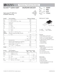 IXGR24N120C3D1數據表 封面