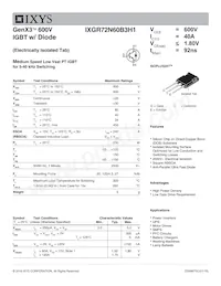 IXGR72N60B3H1 Datasheet Copertura