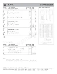 IXGR72N60C3D1數據表 頁面 2