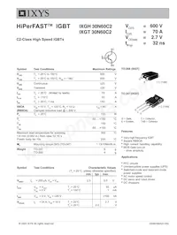 IXGT30N60C2 Datasheet Cover