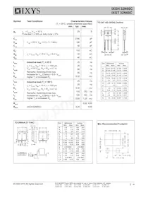 IXGT32N60C Datasheet Page 2
