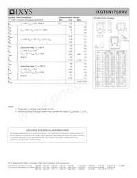 IXGT6N170AHV Datasheet Page 2