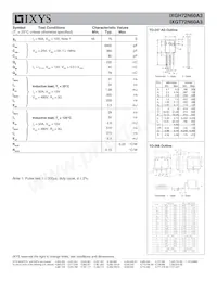 IXGT72N60A3 Datenblatt Seite 2