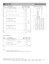 IXGX72N60C3H1 Datasheet Page 2