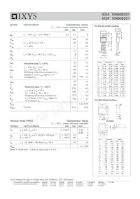 IXSA10N60B2D1 Datasheet Page 2