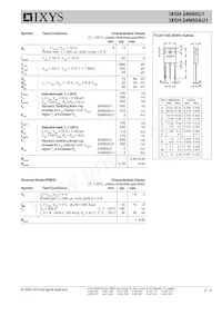 IXSH24N60U1 Datasheet Page 2