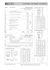 IXSK30N60BD1 Datasheet Page 2