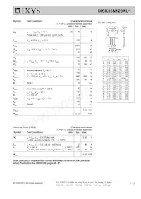 IXSK35N120AU1 Datenblatt Seite 2