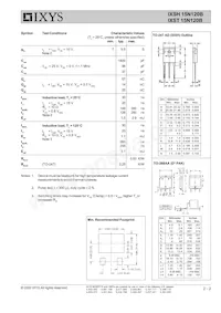 IXST15N120B Datasheet Page 2
